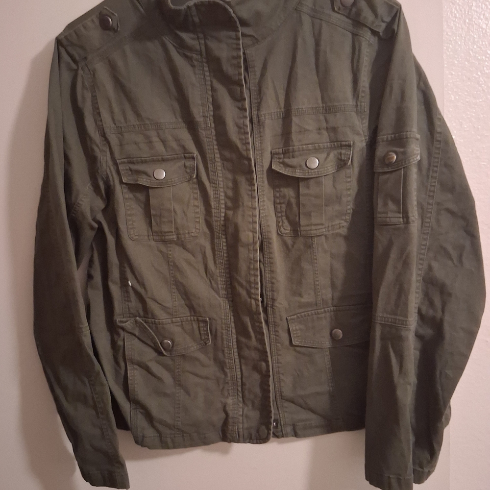 Thread & Supply Olive Jean Jacket
